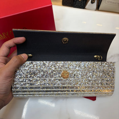 JC Candy Clutch - Silver