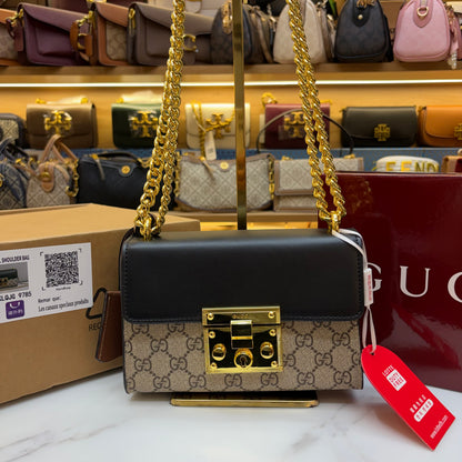 GG Padlock Shoulder/Sling Bag (Ultra Premium Double Box)