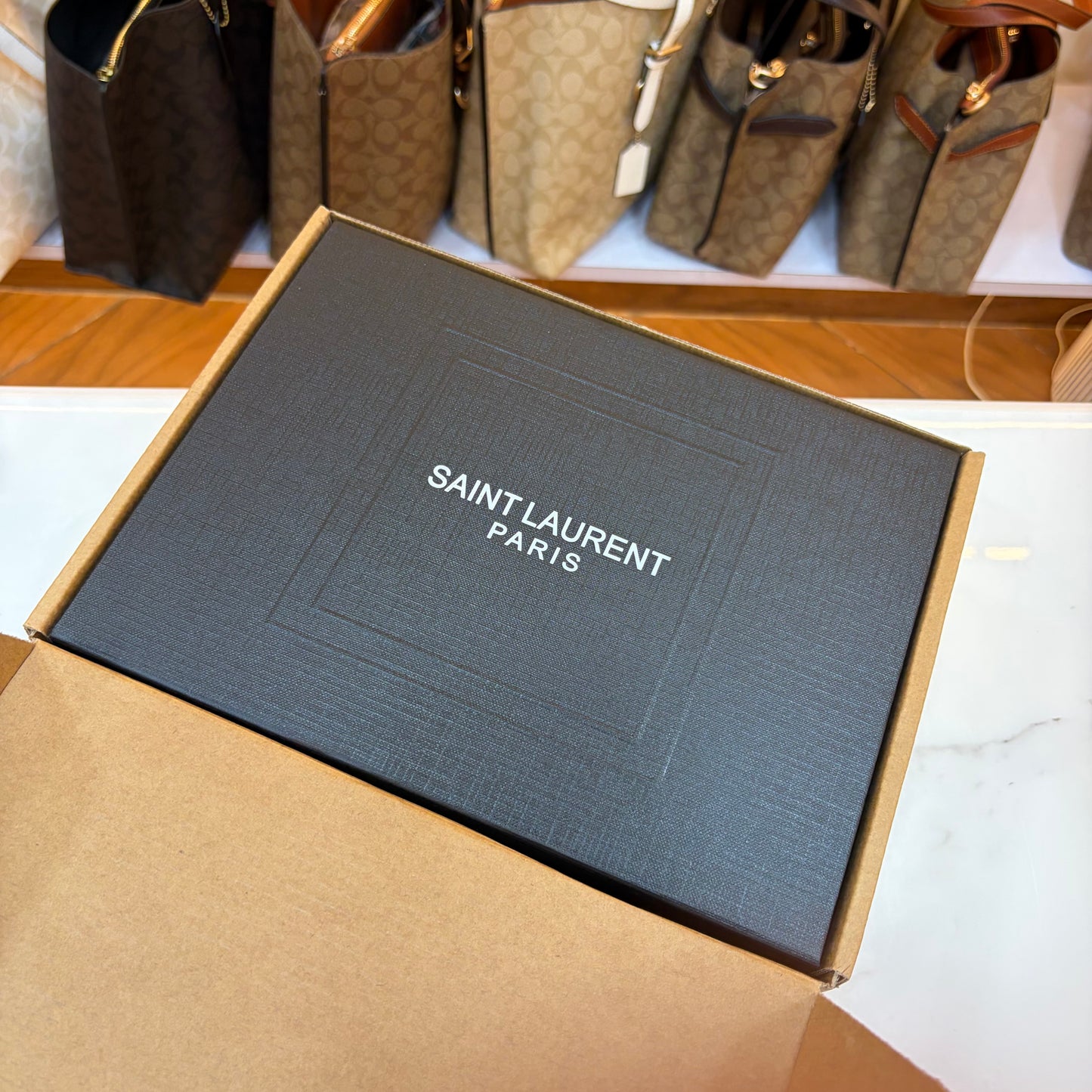 YSL Gabby Vanity Bag - Black