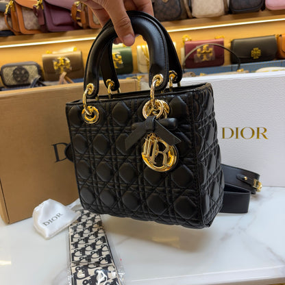CD Lady D Handbag - Black