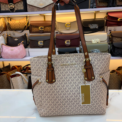 MK Voyager Tote - Creme