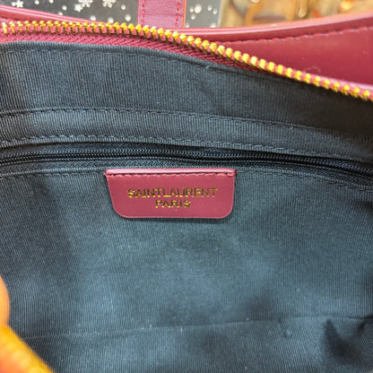 YSL LE 5 À 7 IN MATTE PATENT LEATHER Wine