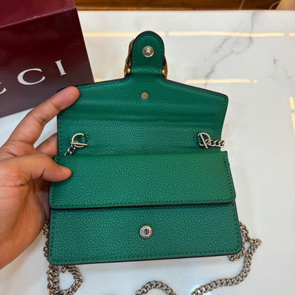 GG Diana Crossbody Bag (Double Box Packaging) - Green