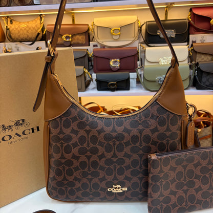 COCH JULIET HANDBAG With Wallet - Tan Coffee