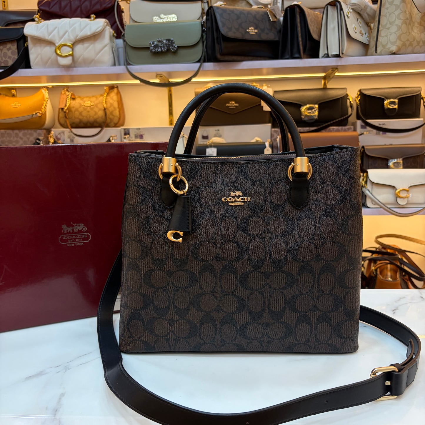 COCH Satchel Bag - Coffee
