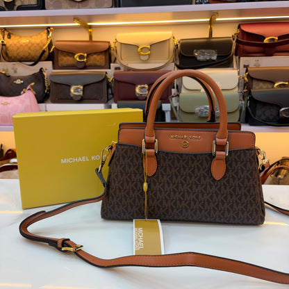 MK Satchel - Brown Tan