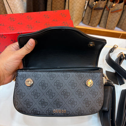 GUS Grey & Black Dea Crossbody Bag