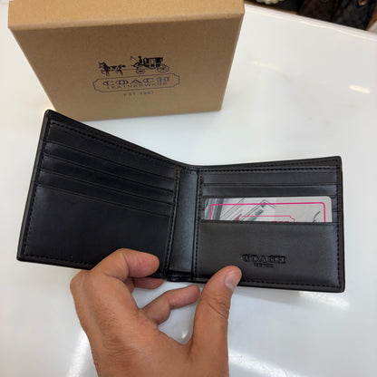 Coch Mens Wallet - Signature Black