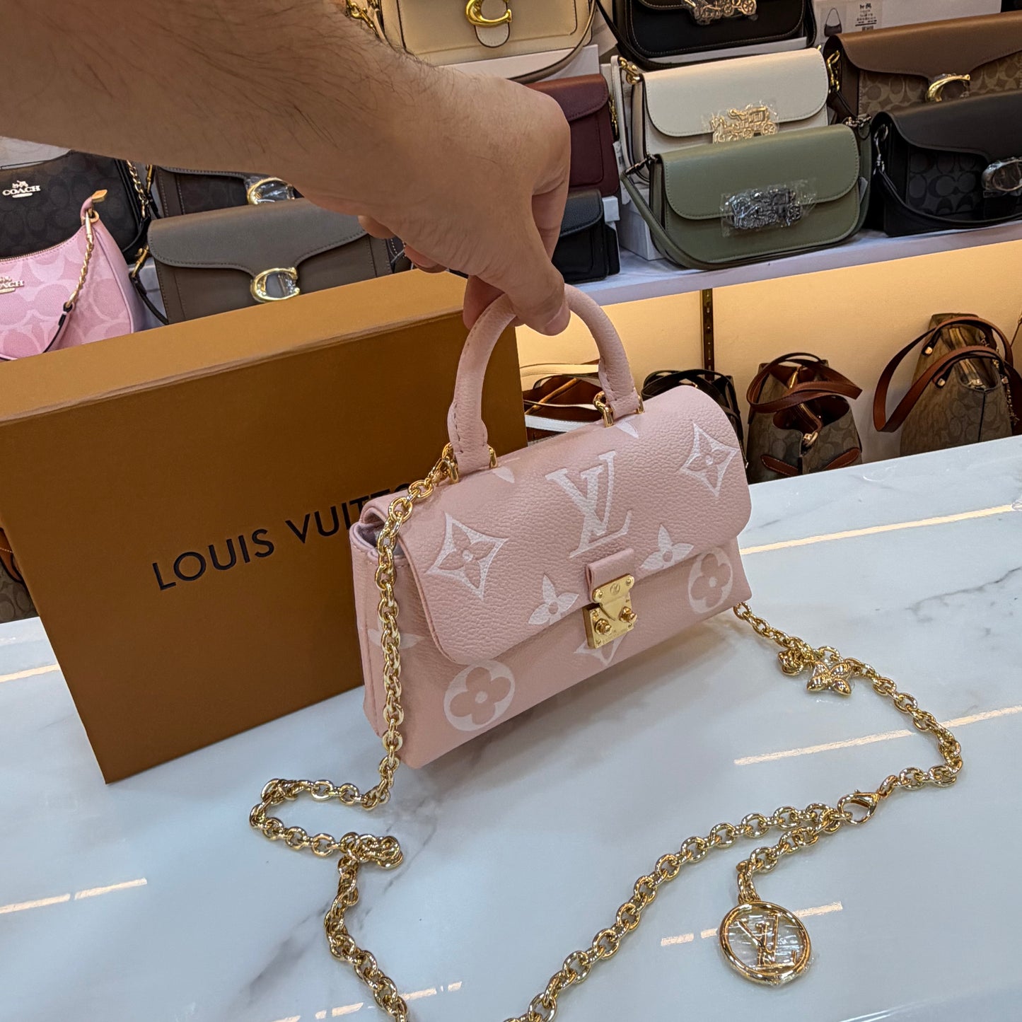 LV Nano Madeleine - Pink Monogram