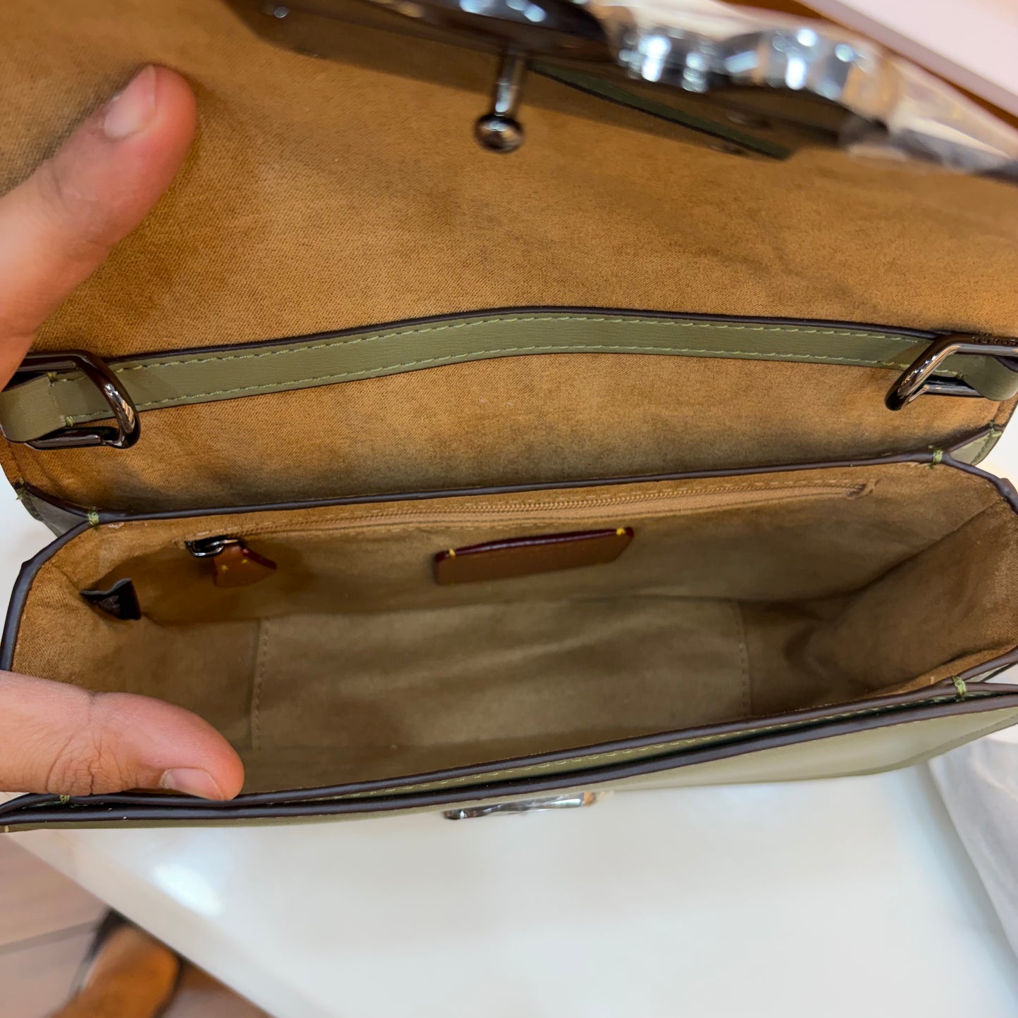 COCH HARPER Shoulder/Sling Bag - Olive