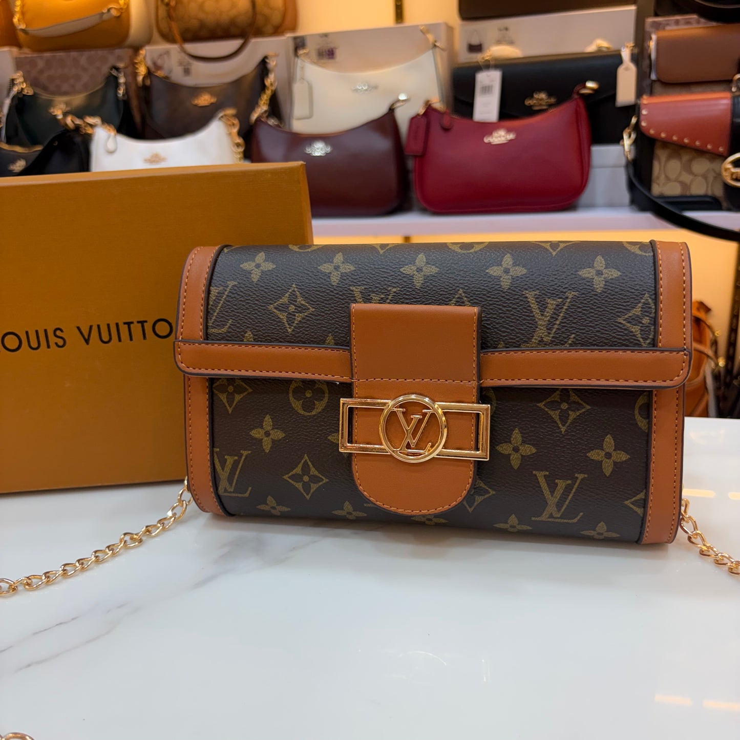 LV Clutch Sling - Monogram