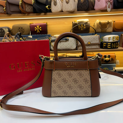 GUS Anadela Satchel Bag - Monogram Print
