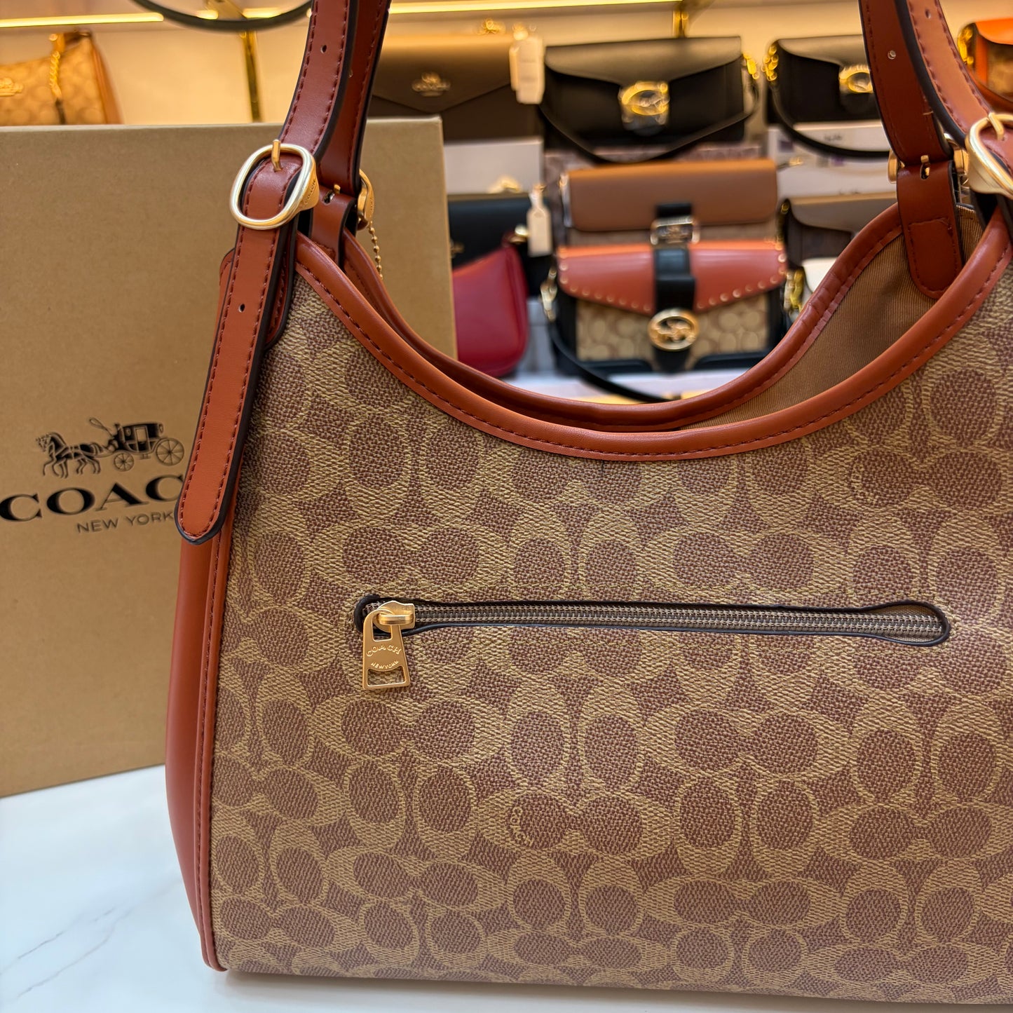 COCH ERIN Shoulder Bag - Apricot Tan