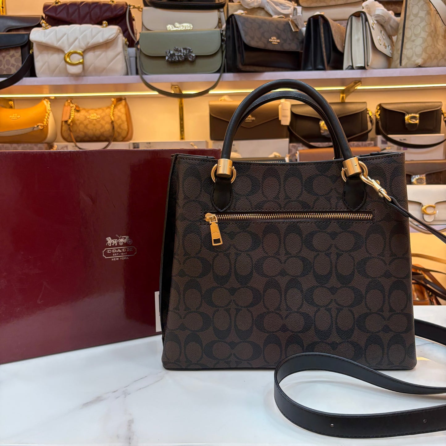 COCH Satchel Bag - Coffee