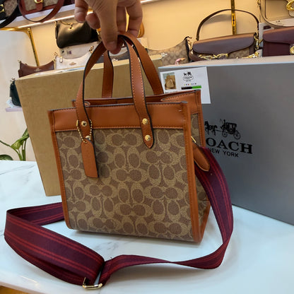 COCH Fields Crossbody/Shoulder Bag - Tan Signature