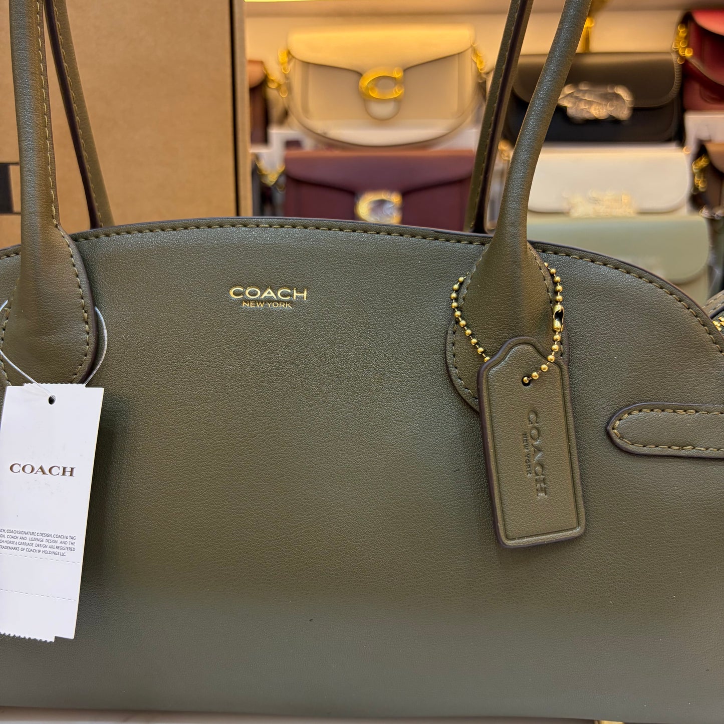 COCH Empire Carryall 34 Shoulder Bag - Olive