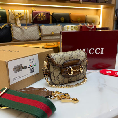 GG Mini Horsebit Sling/Shoulder Bag (Ultra Premium Double Box)