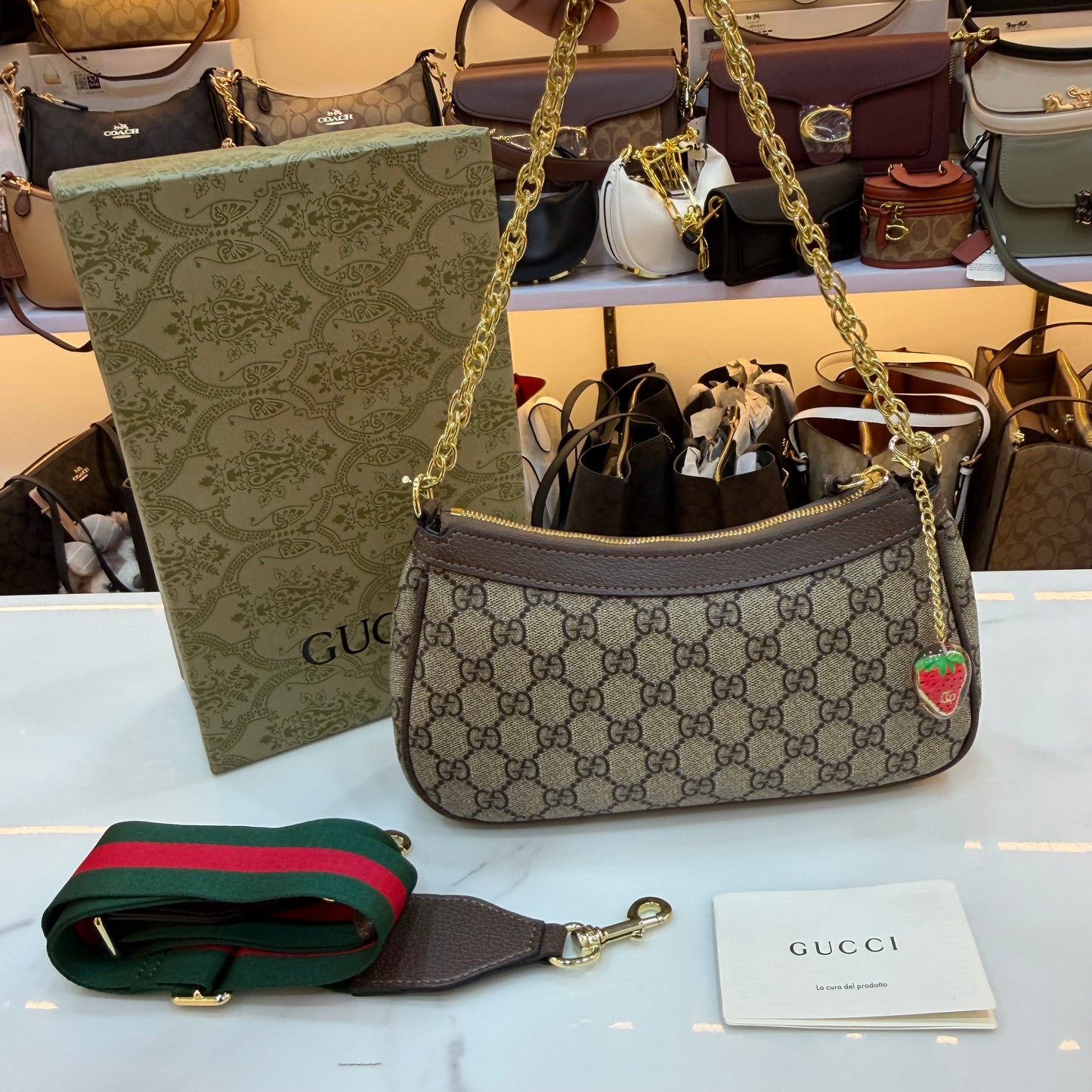 GG Ophidia Shoulder/Crossbody Bag - Signature