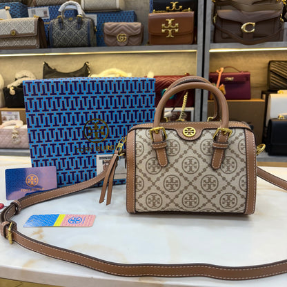TB Monogram Speedy - Apricot Colour