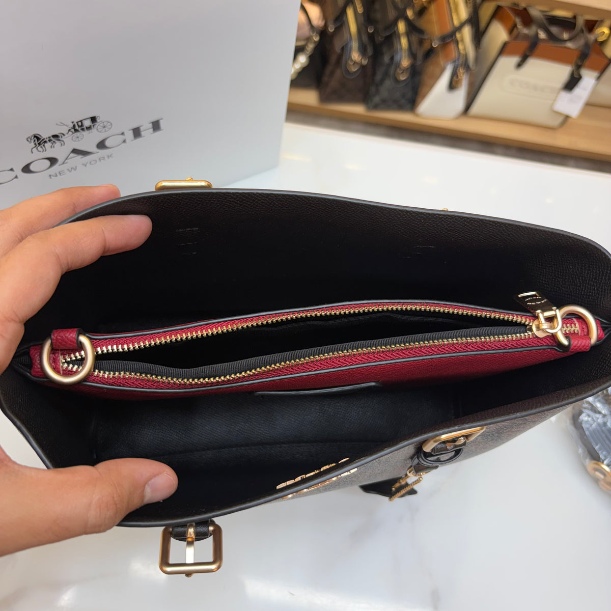 Coch Mollie Satchel - Coffee Colour