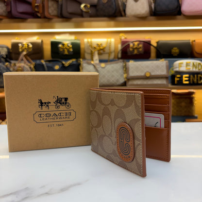 Coch Mens Wallet - Signature Brown