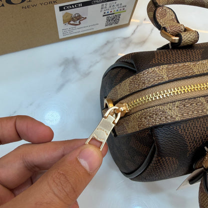 COCH ROWAN SPEEDY BAG - Coffee Apricot