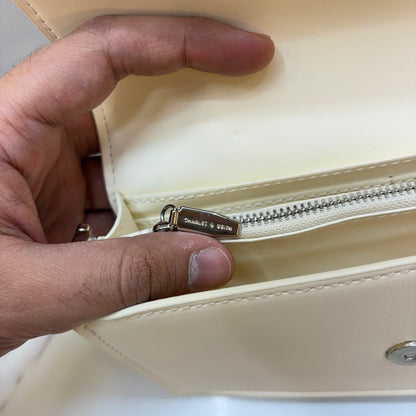 CNK Kristine Sculptural Handle Handbag - Cream
