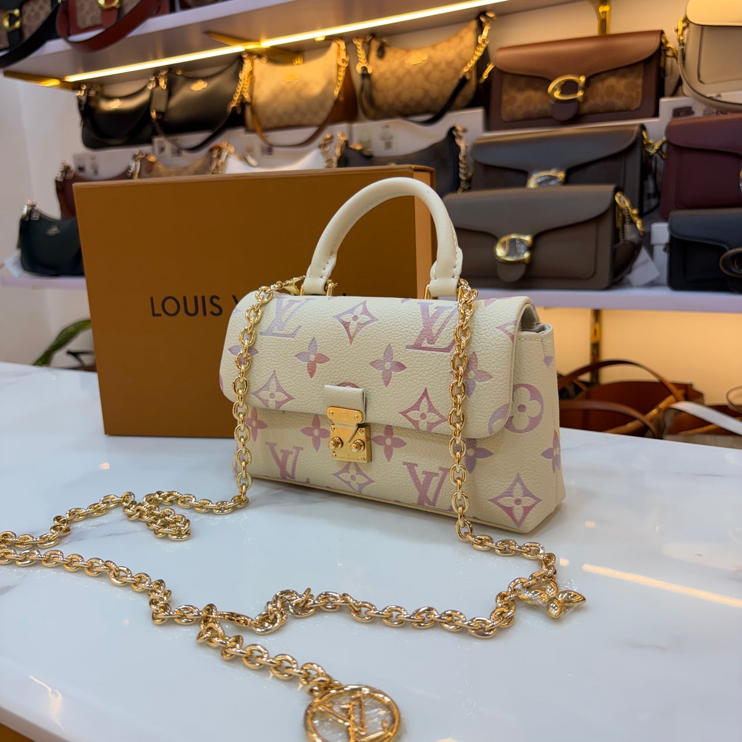 LV Nano Madeleine - White Monogram