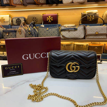 GG Mini Marmont - Black (Ultra Premium)