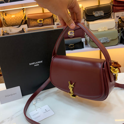 YSL Voltaire Handbag - Wine