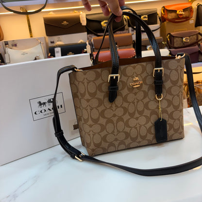 COCH MOLLIE Handbag - Medium (Apricot Black)