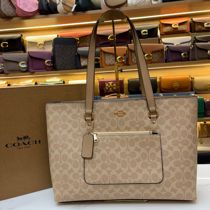 Coch Station Tote Bag - Beige (Ultra Premium With Box)