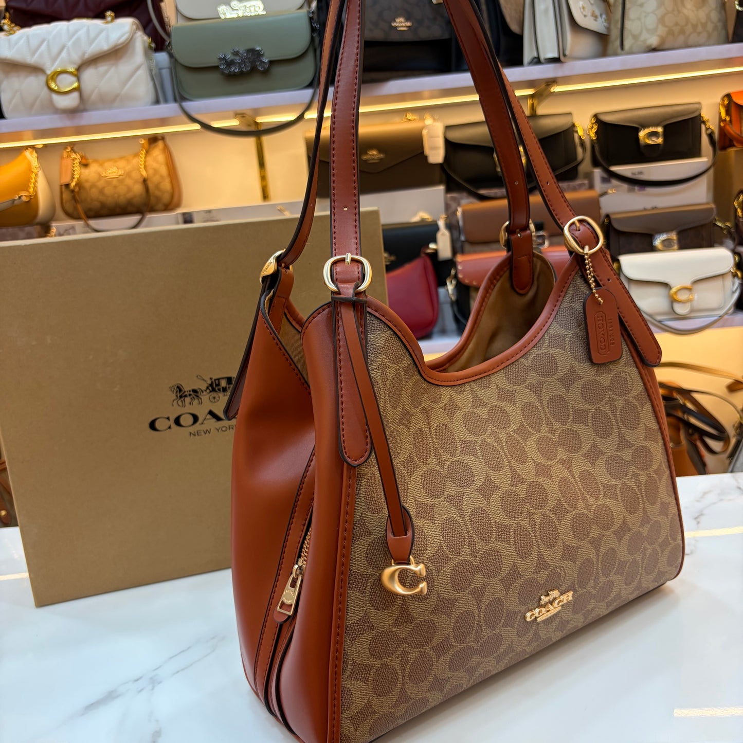 COCH ERIN Shoulder Bag - Apricot Tan