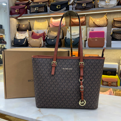MK Tote Bag Ultra Premium With Box - Coffee