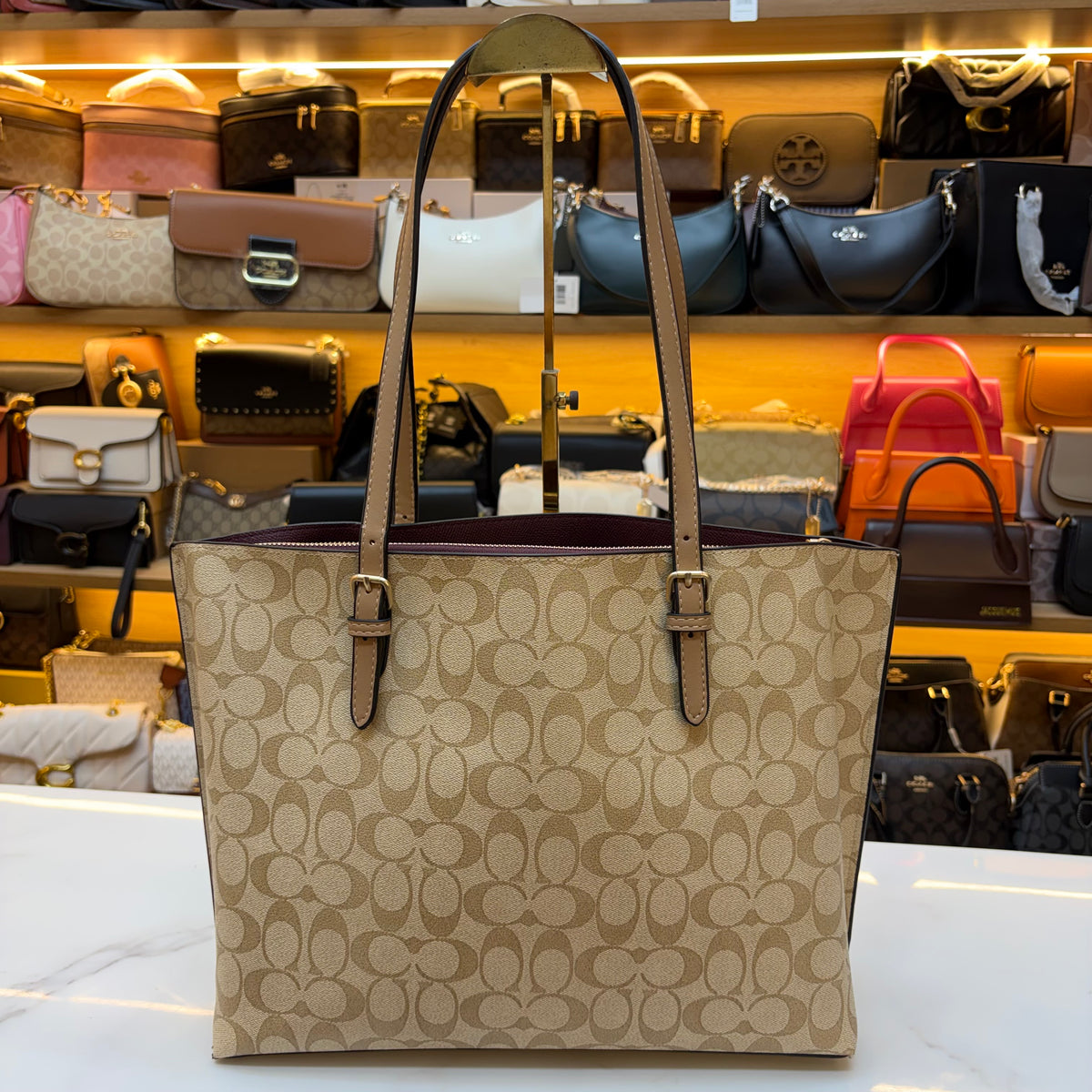 CH Mollie Large Tote Bag - Light Apricot
