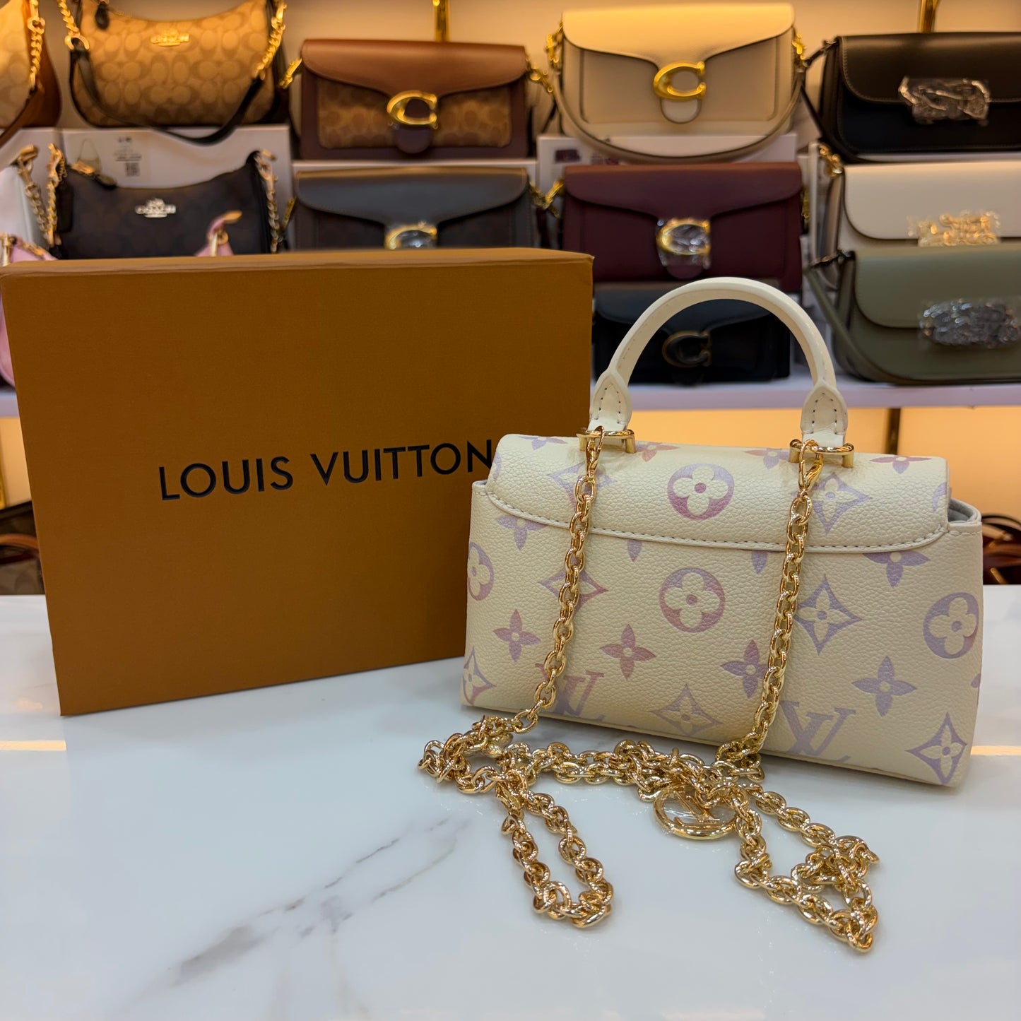 LV Nano Madeleine - White Monogram