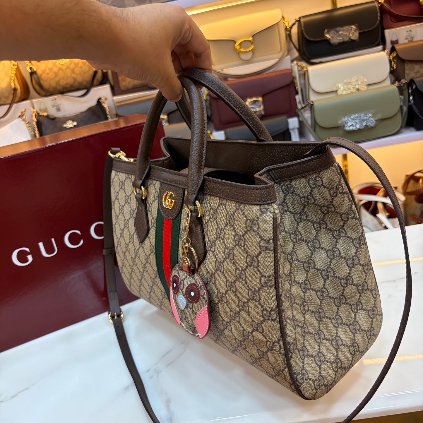 GG Ophidia Tote - Monogram