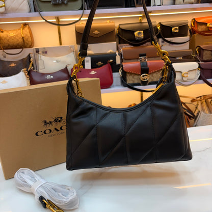 COCH JULIET Soft Quilted Handbag - Black