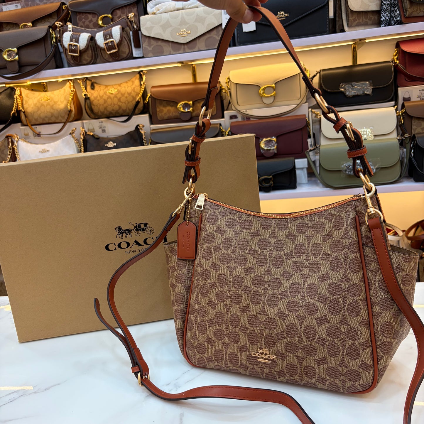 COCH LAUREL Shoulder Bag - Apricot