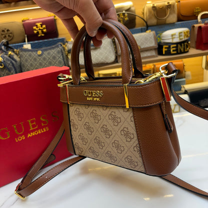 GUS Anadela Satchel Bag - Monogram Print