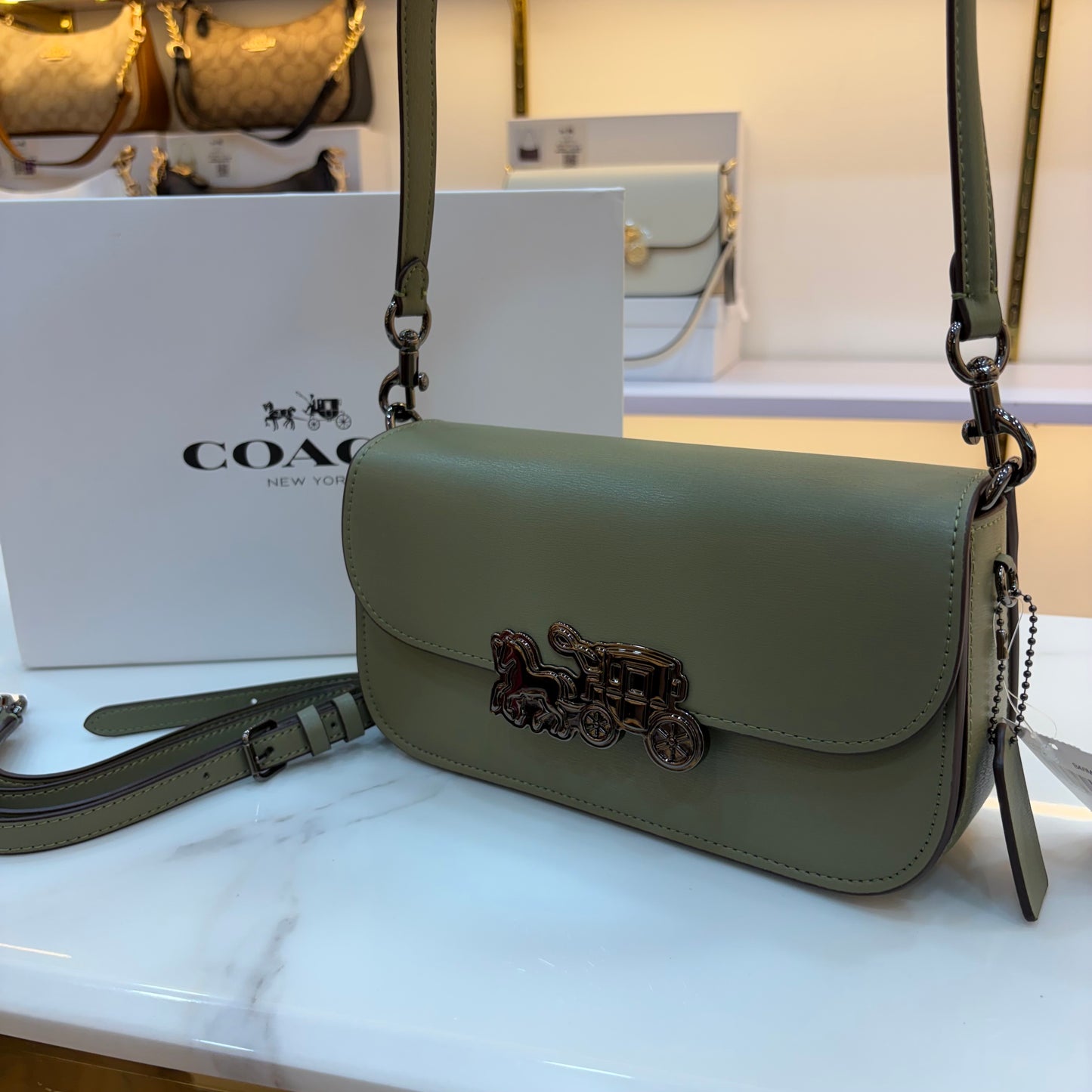 COCH HARPER Shoulder/Sling Bag - Olive