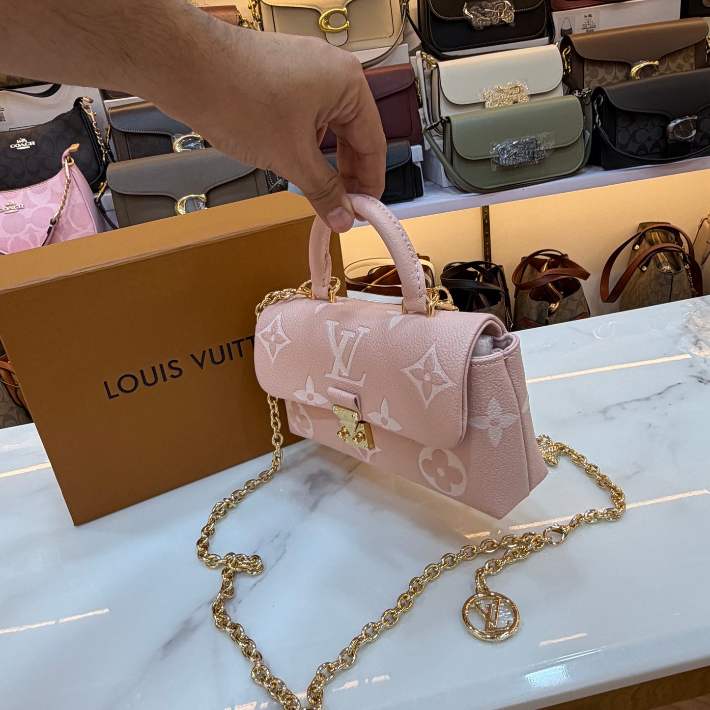 LV Nano Madeleine - Pink Monogram