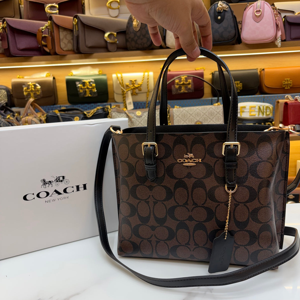 Coch Mollie Satchel - Coffee Colour