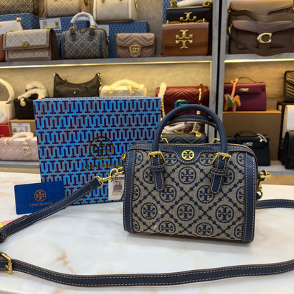 TB Monogram Speedy - Blue Colour