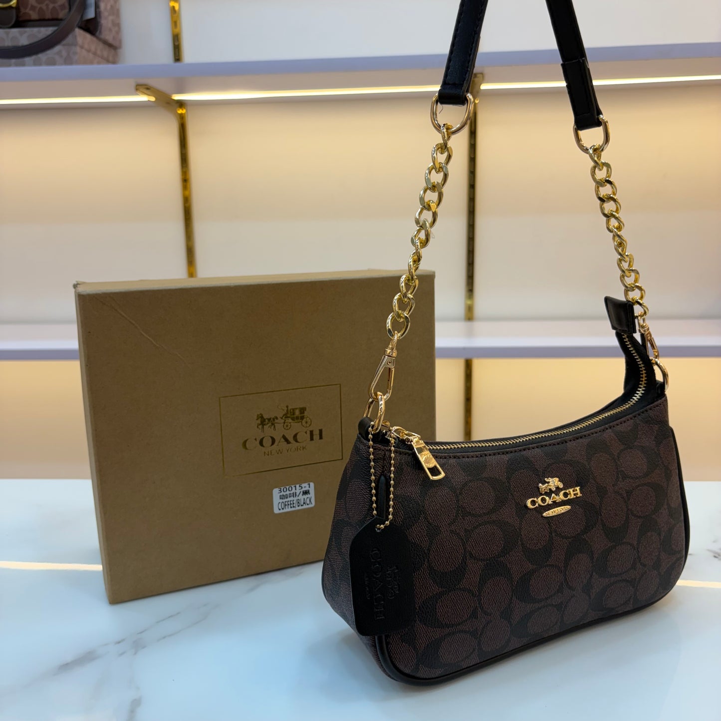COCH TERI Sling/Shoulder Bag - Coffee