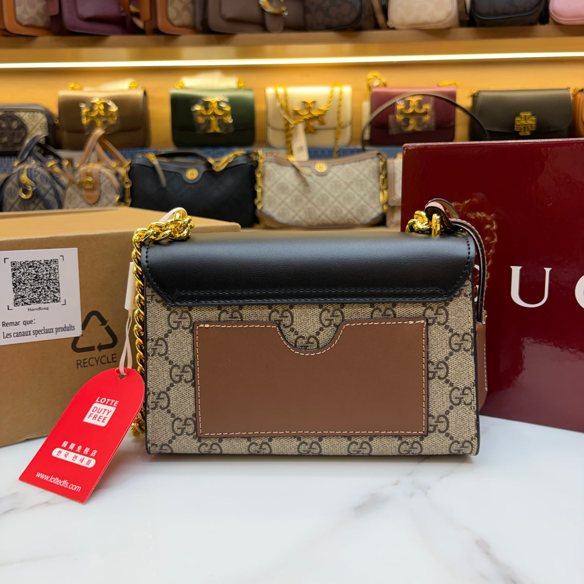 GG Padlock Shoulder/Sling Bag (Ultra Premium Double Box)