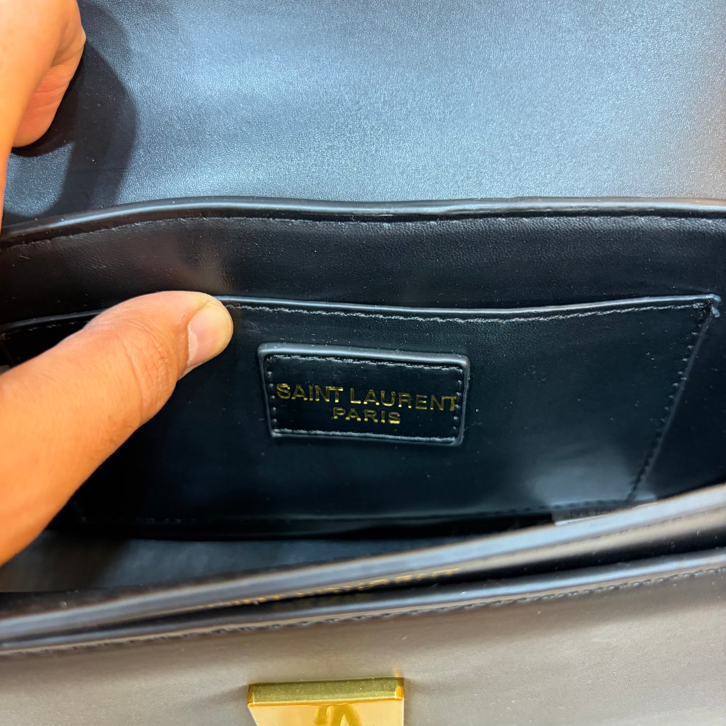 YSL Voltaire Handbag - Black
