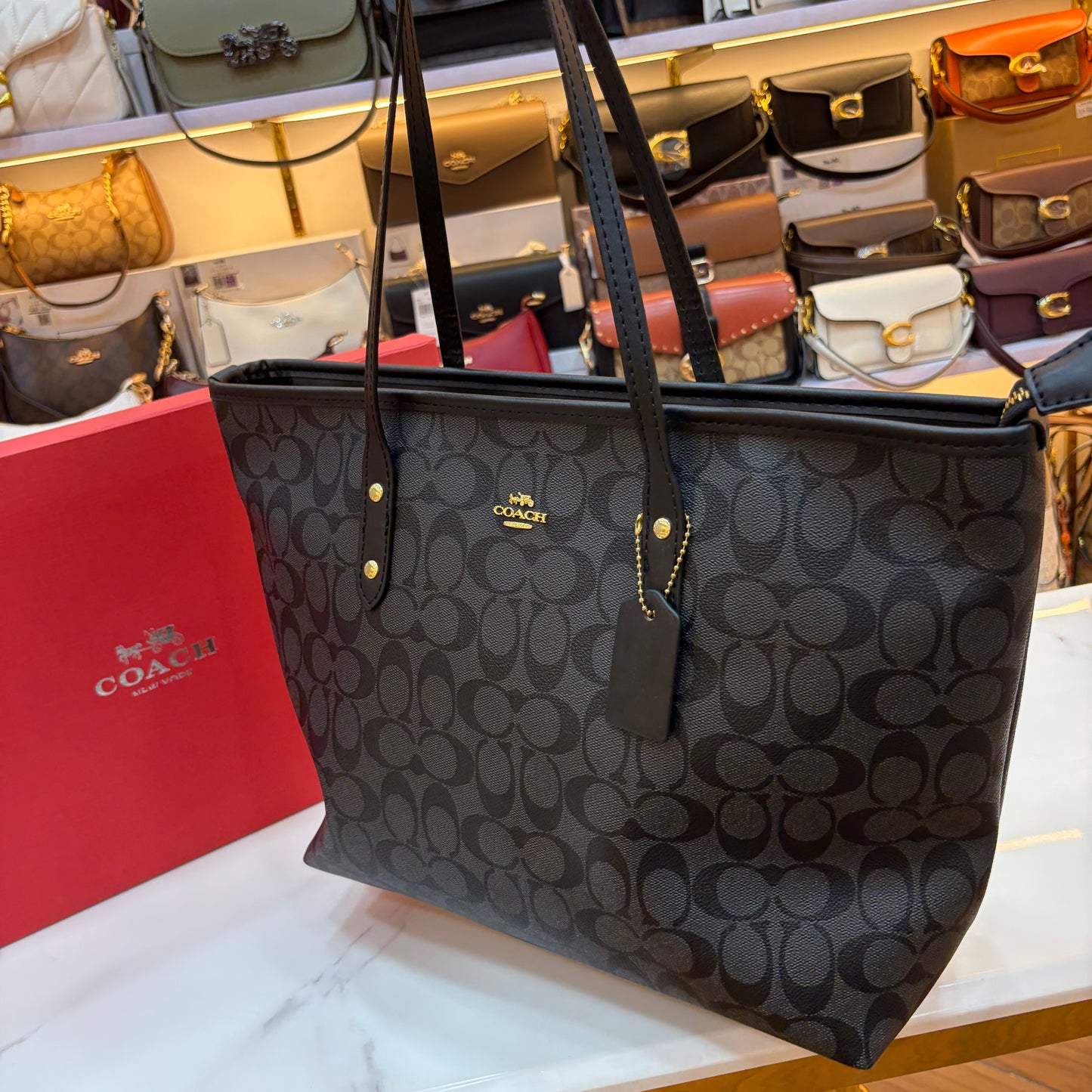COCH Large Tote Bag - CC Black