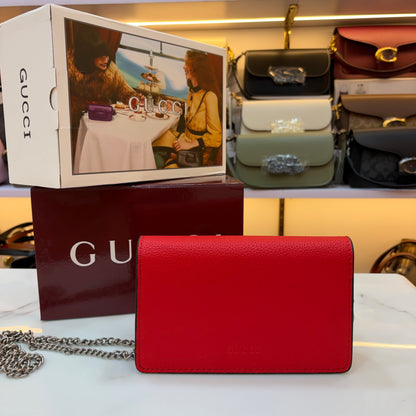 GG Diana Crossbody Bag (Double Box Packaging) - Red