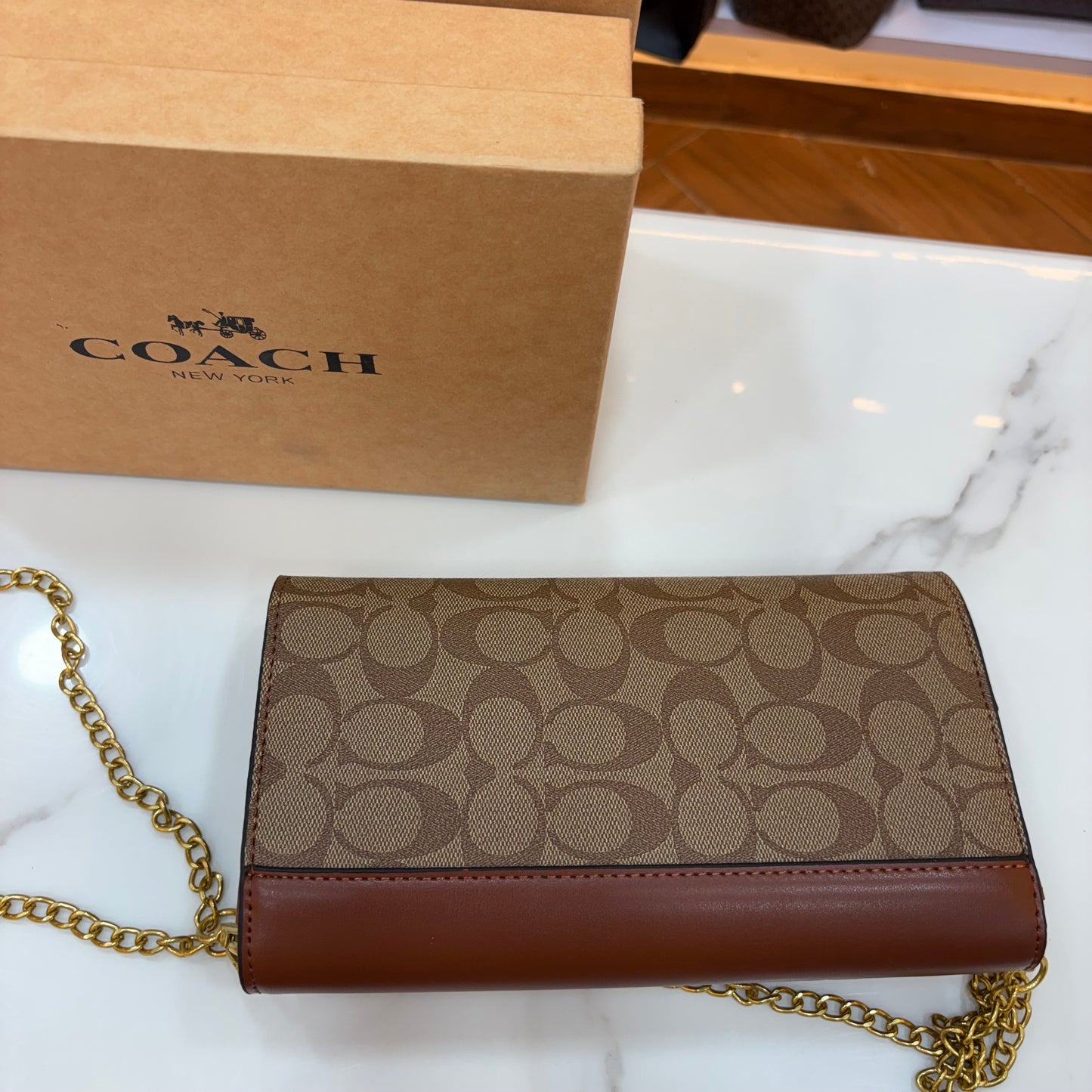 CH Clutch Sling - Tan Apricot